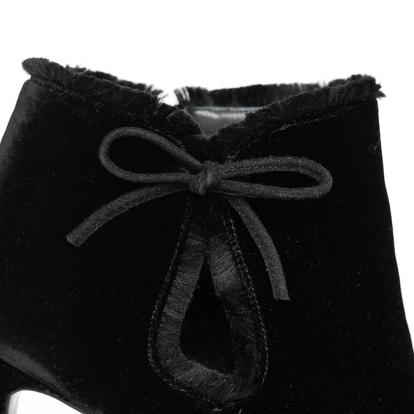 Stuart Weitzman Velvet Boots- Size 8 - Picture 5 of 8